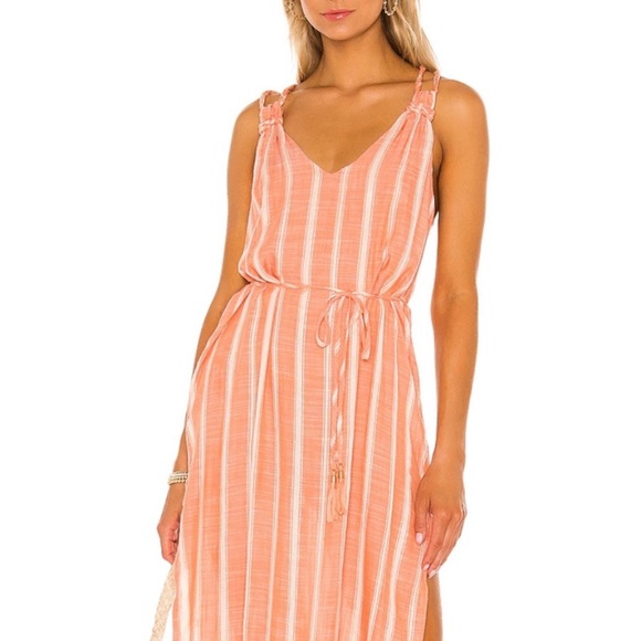 NWOT L*SPACE Nicola Coverup Poolside Striped Maxi Dress. Size XS - Picture 2 of 13